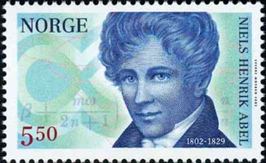 Stamp of Niels Abel