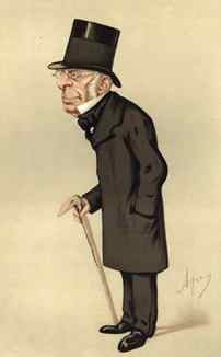 A caricature published in Vanity Fair
