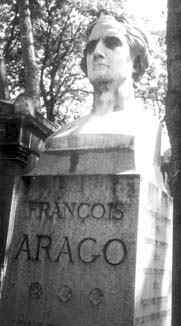 Arago's grave in the Père Lachaise cemetery in Paris