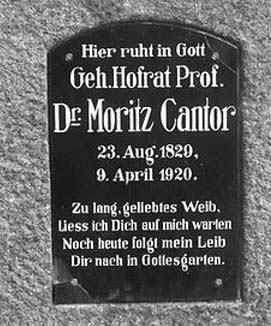 Picture of Moritz Cantor