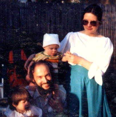 Picture of Pierre Deligne and family