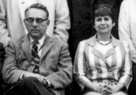 Jacobson and his wife at the 1968 EMS colloquium in St Andrews