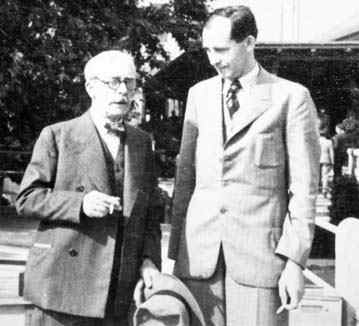 In 1936 with Paul Valéry