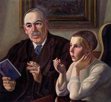Keynes with his wife Lydia Lopokova