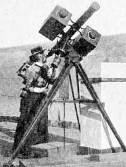 Maunder with her telescopes