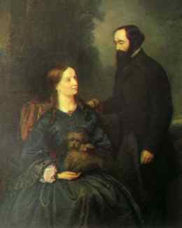 Maxwell with his wife Katherine
 