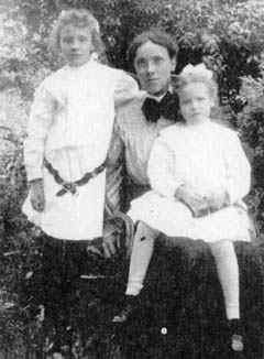Mary Newson with her daughters