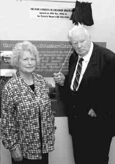 With Patrick Moore