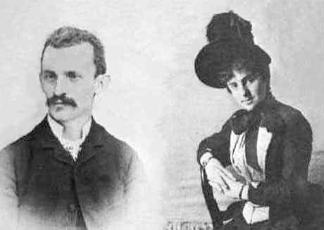 Peano and his wife