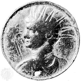 Medallion engraved about 400 AD