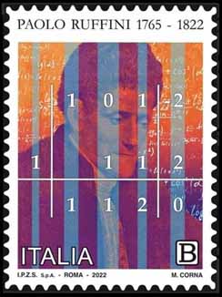 Stamp of Paolo Ruffini