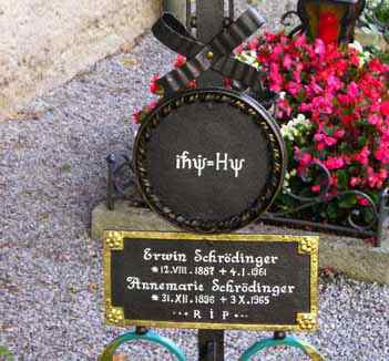 Schrödinger's grave in Alpbach Austria