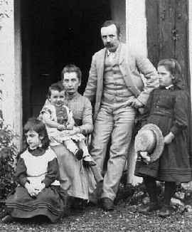 1889: Steggall with his family