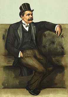 A drawing from Vanity Fair
 