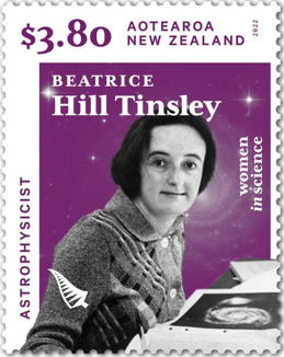 Stamp of Beatrice Tinsley