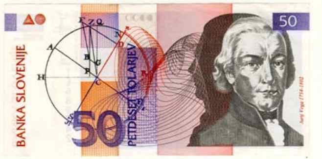 A Slovenian banknoteA bigger picture