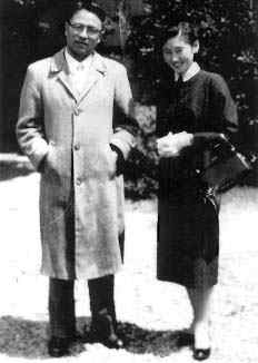 Yamabe with his wife