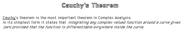 CauchyTheorem