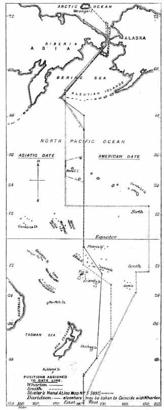 Date line map